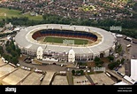 Vista aérea de la histórica del antiguo estadio de Wembley, en mayo de ...