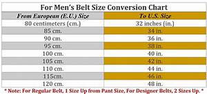 What Is A Size 90 Belt In Inches Belt Poster