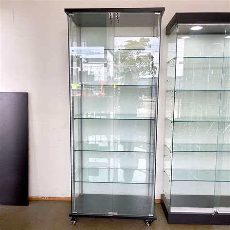 Frameless Glass Display Counter With Storage Lock And