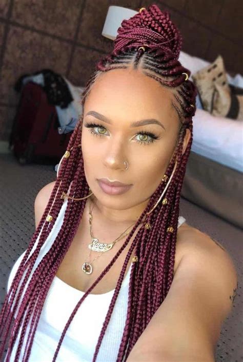 Dramatic tribal braids mean braids with cuffs, rings, cords, etc. Top 10 Tribal Braids That Turn Heads | Braided hairstyles, Hair styles, Face shape hairstyles