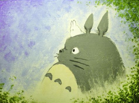 Pin By Wool Paintings Artist Oksana On Totoro Art Painting Totoro