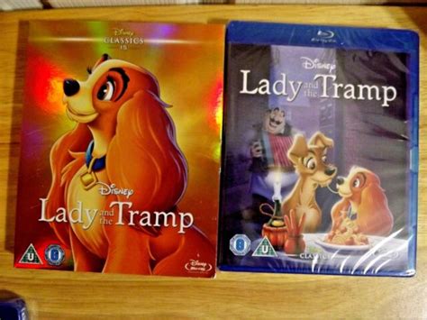 Lady And The Tramp W Classics Slipcover New Blu Ray Movie Walt Disney