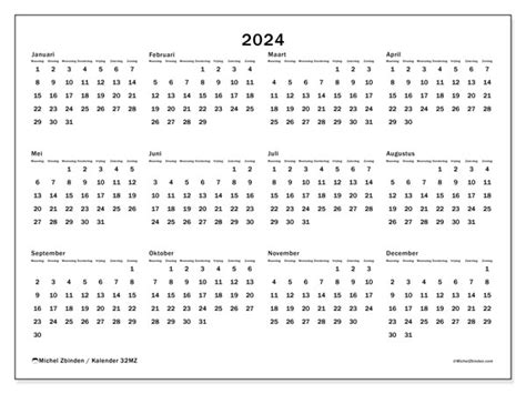Kalenders 2024 Michel Zbinden Be