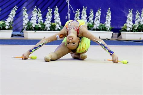 Arinadina Averina Russia Russian Championships 2015 Dino Rhythmic Gymnastics Mali Russia