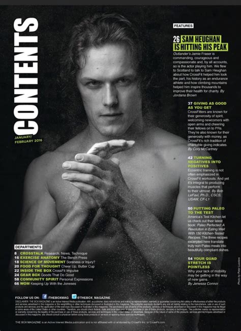 Meet Sam Heughan The Box Magazine Sam Heughan Outlander Outlander Book