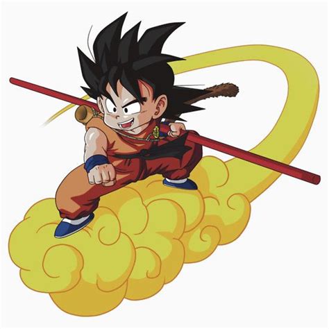Chibi Kid Goku On Nimbus Deviantart Is The Worlds Largest Online