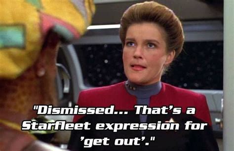 Star Trek Voyager Captain Janeway Is Awesome Star Trek Star Trek