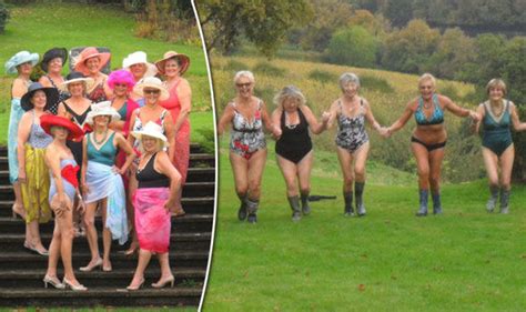 Gorgeous Grannies Strip Off For Charity Life Life Style Express Co Uk