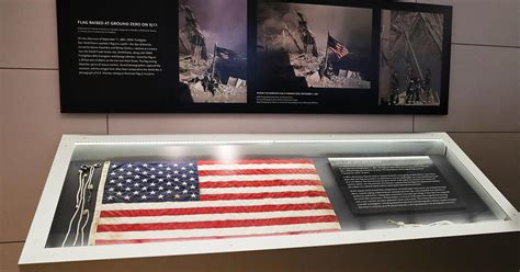 911 Flag At Center Of Famous Photograph Returns To World Trade Center