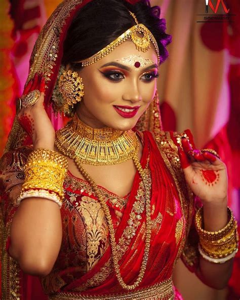 pin by eddie vigil on bengali wedding bridal hairstyle indian wedding indian bride makeup