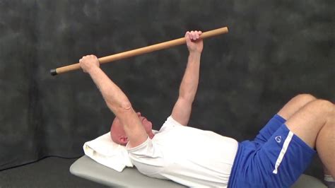 Shoulder Cane Assisted Elevation And Capsular Self Stretching Youtube
