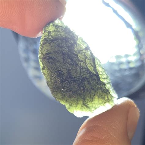 Moldavite Rough Geyser Wave 8 6g Healing Crystal Crystal Concentrics