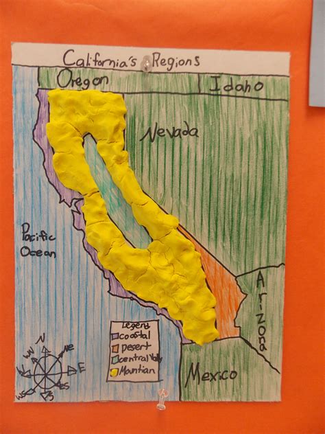 california relief map making from a project