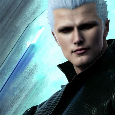 Krea Ai Vergil From Devil May Cry As Albert Wesker Au Nat