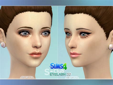 S Club Sims4 Eyelash 05 The Sims 4 Catalog