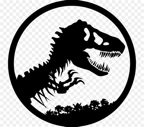 Jurassic Park Logo Black And White 10 Free Cliparts Download Images