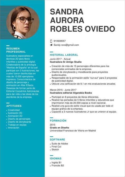 Plantillas De Curriculum Vitae En Pdf Para Descargar