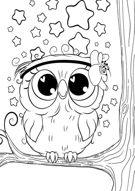Free And Easy To Print Owl Coloring Pages Tulamama