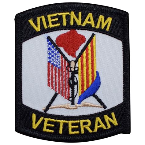 Iron On Usa United States Military Badge 3 Vietnam Veteran Patch Craft