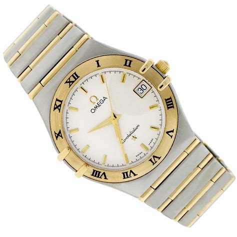 Omega Constellation 2 Tone 18k Yellow Gold And Stainless Steel Original