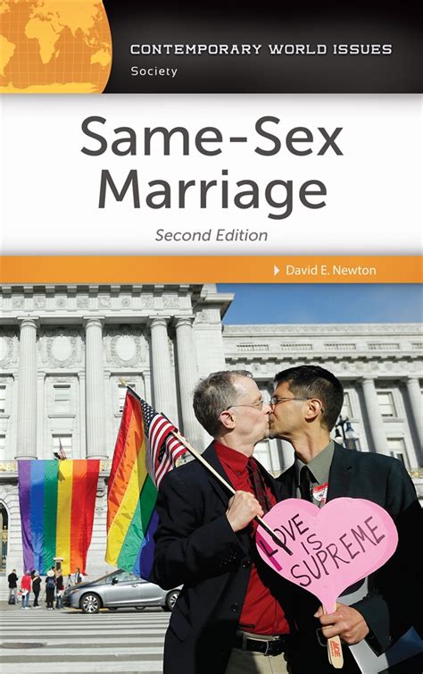 Same Sex Marriage A Reference Handbook Nd Edition Abc Clio