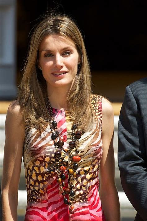 Princess Letzia Attends An Audience To A Representation Of The