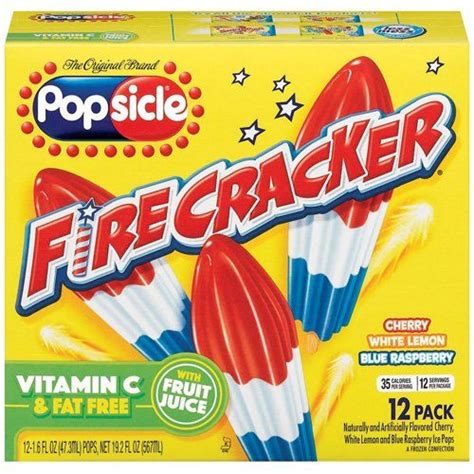 Firecracker Popsicle Popsicle Firecracker Cherry White Lemon And Blue