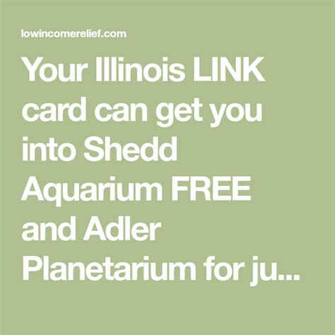 Check spelling or type a new query. Your Illinois LINK Card Can do THIS?! | Illinois, Adler planetarium, Planetarium