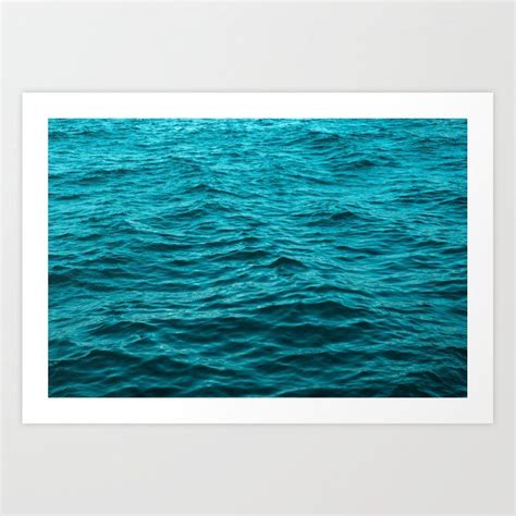 Water Surface Ocean Wave Photo Landscape Photography Art Print By