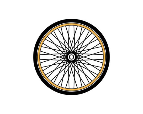 Bicycle Wheel Vector Art Illustration 4997141 Vector Art At Vecteezy
