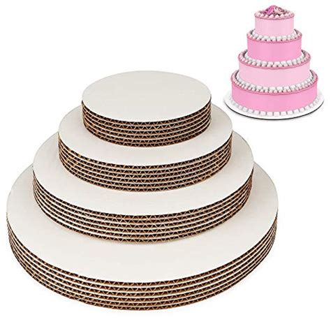 Cake Board Sizes Starmar Set Of 18 Cake Board Rounds Circle