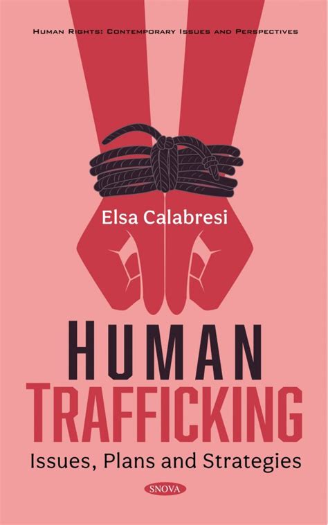 human trafficking issues plans and strategies nova science publishers