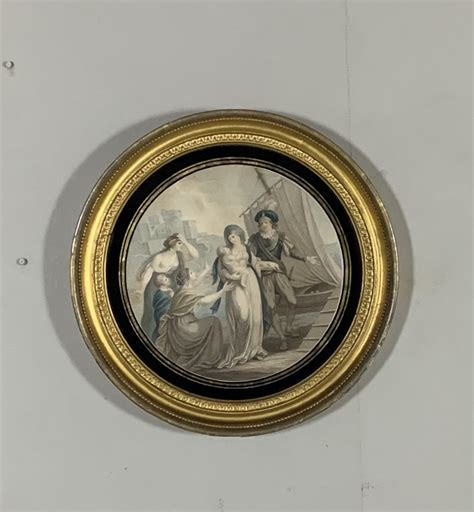 Pair Of 18th Century Stipple Engravings 981536 Uk