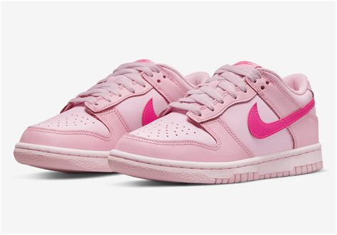 Nike Dunk Low Triple Pink Dh9765 600 Gs Release Date Sbd