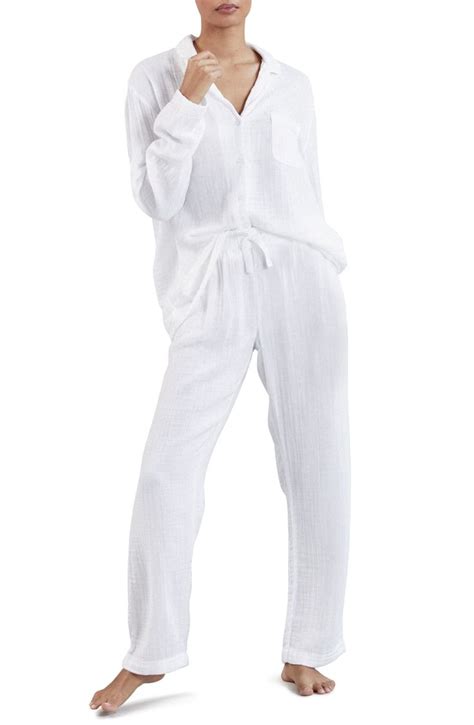 The White Company Double Cotton Pajamas Nordstrom White Company Pyjamas The White Company
