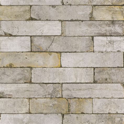 Rasch Authentic Stone Wall Realistic Faux Effect Embossed Textured