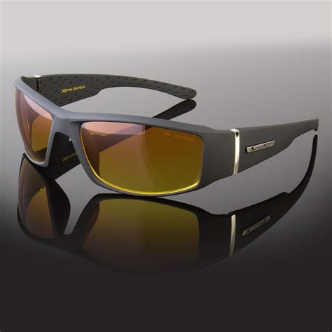 sport wrap hd night driving vision hd sunglasses orange high definition glasses