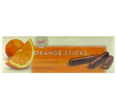 Sweets Chocolate Sticks Milk Orange