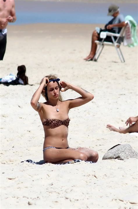 Alice Dellal Bikini Nip Slip On A Beach In Rio De Janeiro Porn Pictures Xxx Photos Sex Images