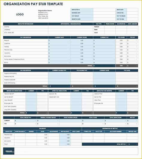 Free Paycheck Stub Template Of 25 Great Pay Stub Paycheck Stub