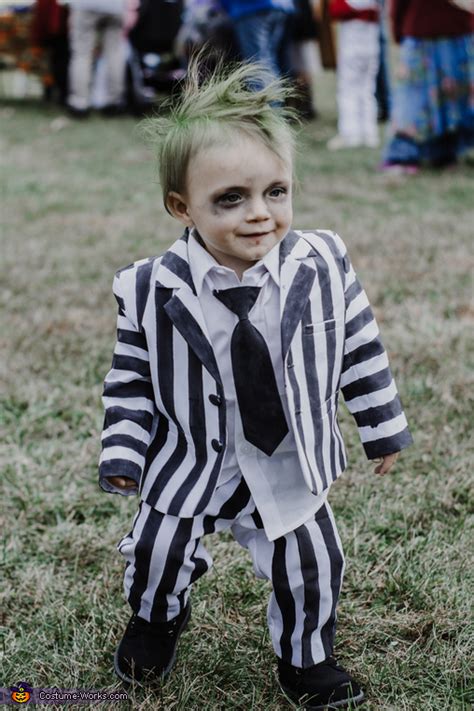 Discover outfit ideas for movie/tv inspired costumes made with the shoplook outfit maker. Baby Beetlejuice Costume | Unique DIY Costumes