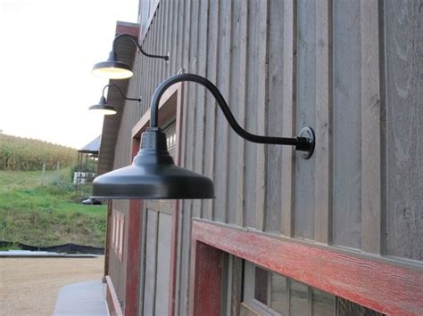 Classic Gooseneck Barn Lights Lend Authenticity To New Build Inspiration Barn Light Electric