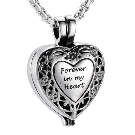 Forever In My Heart Urn Necklace Locket For Ashes Sarah And Essie