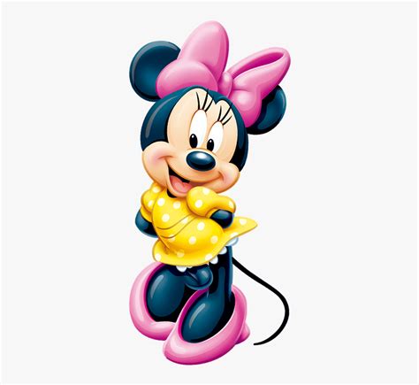 Minnie Mouse Yellow Dress Png Transparent Png Transparent Png Image