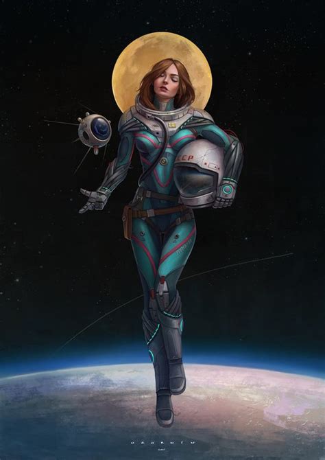 Henrique Brito On Twitter Space Girl Art Sci Fi Concept Art