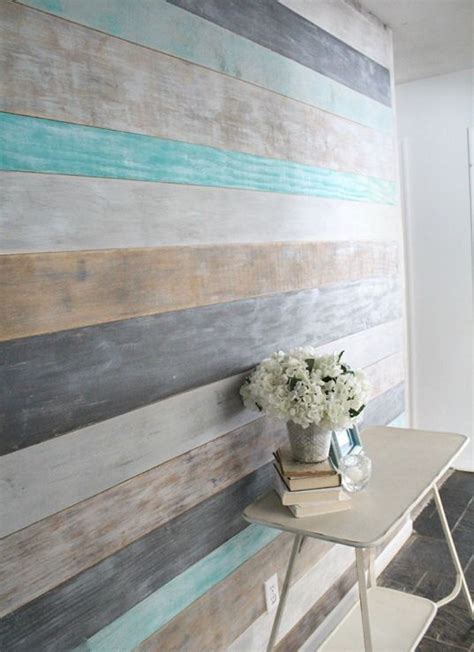 For The Home Diy A Wood Planked Accent Wall For Your Home