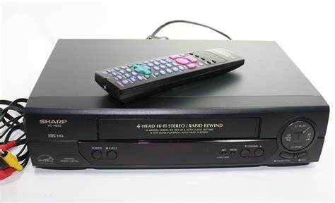 Buy Sharp Model VC H992U Hi Fi Stereo Rapid Rewind 4 Head VCR Player