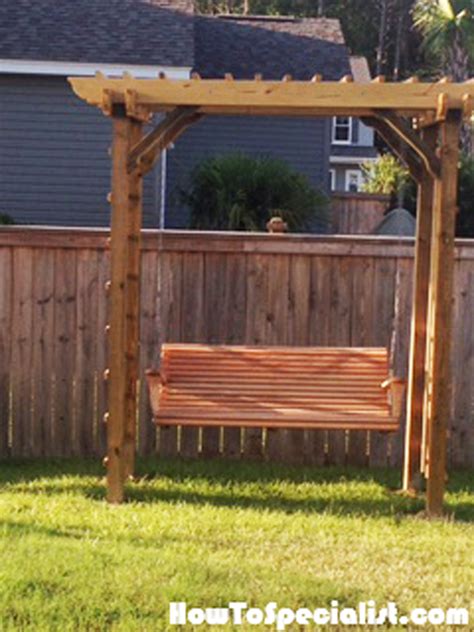 Diy Arbor Swing Howtospecialist How To Build Step By Step Diy Plans
