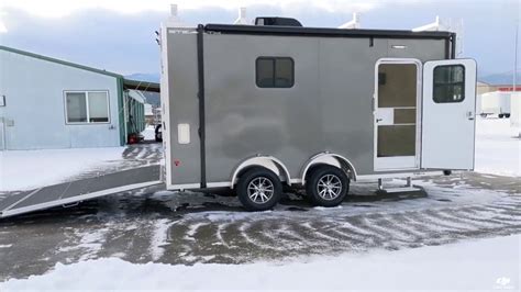 Ultimate Stealth Camper Aluminum Trailer Made In Montana For Sale