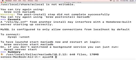 How To Install Mariadb On Mac Online Tutorials Library List